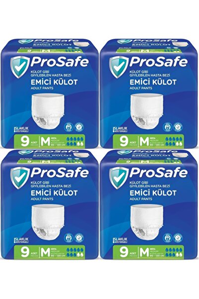 PROSAFE Emici Külot Hasta Bezi Orta-Medium 36 Adet (4PK*9)
