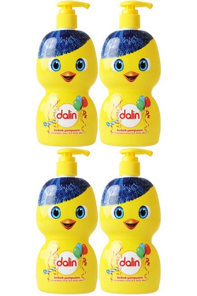 Dalin Baby Shampoo 500ml (Fun Learning Series) with Pump (Set of 4)