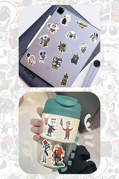 Grafikup 100+Pcs Halloween Sticker Set - Pen Laptop Notebook Water Bottle Sticker