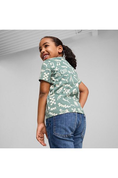 Puma Tricou pentru copii Sandy Adventures Aop Tee