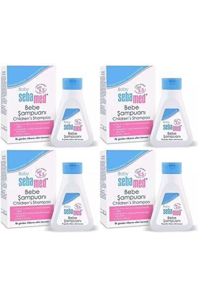 Sebamed مجموعة شامبو للأطفال حديثي الولادة 150 مل (4 قطع).