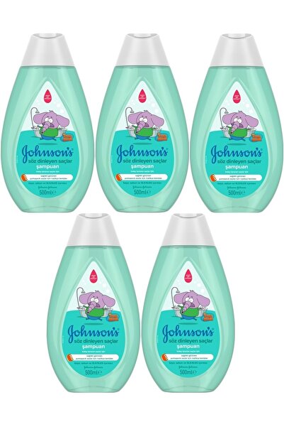 Johnson´s Baby شامبو جونسون للأطفال 500 مل كرال شاكر للشعر المطيع (مجموعة من 5)