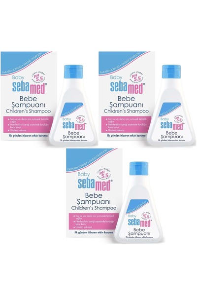 Sebamed Bebek Şampuanı 250ml (3 LÜ SET)