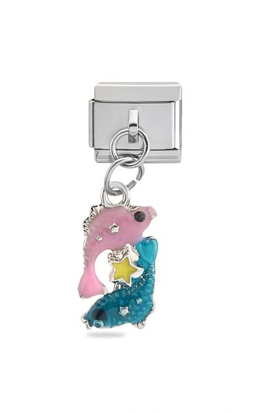 RoseCo00 Pisces Italian Bracelet Charm