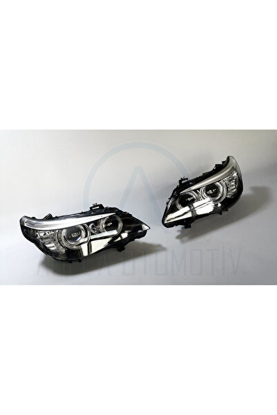 MAP Auto Teile 2 x BMW 5 SERİSİ E60 E61 2003-2010 Bİ XENON LED ÖN FAR SETİ