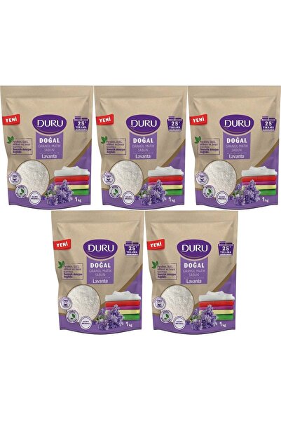 Duru Doğal Granül Matik Sabun Tozu Lavanta 5kg (5PK*1) (125 YIKAMA)