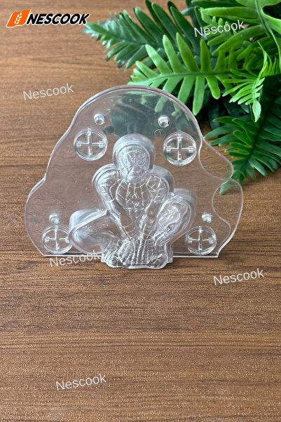 Neskuk قالب شوكولاتة سبايدر مان ثلاثي الأبعاد، للهدايا والحفلات، بطابع مارفل