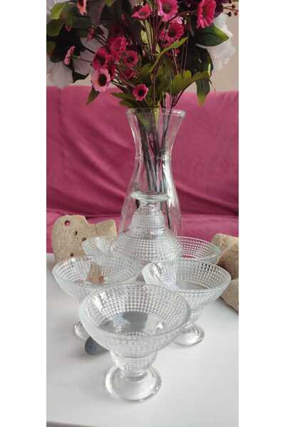 ORTAKÖY CENNETİ Γυάλινο παγωτό λουκούμι Μπολ για μπισκότα πολλαπλών χρήσεων 1...