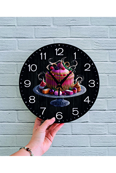 Bilge Lazer bilge Tasarım  retro   Duvar Saati 35  x 35 CM