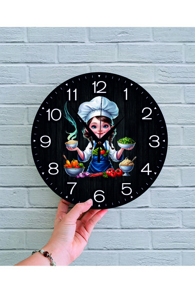 Bilge Lazer bilge Tasarım  retro   Duvar Saati 35  x 35 CM