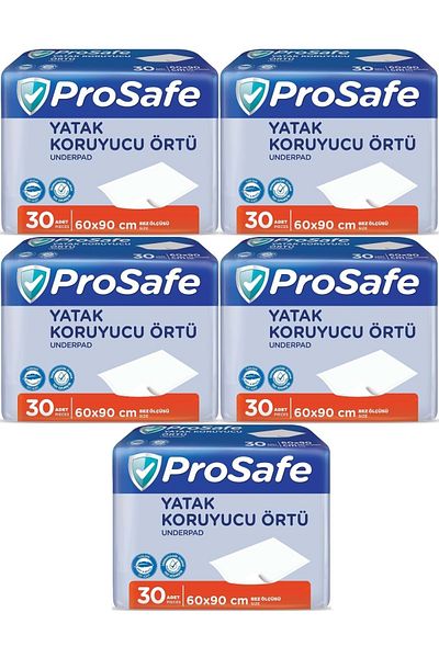 PROSAFE Patient Bottom Opening Mattress Protector Cover 60*90cm 150 Pieces (5Pk*30)