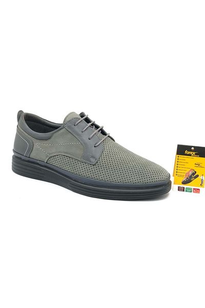 Kids Club Shoes Ανδρικά παπούτσια casual - γνήσιο δέρμα, Dr. Recommendation Forex 4011-1 ΓΚΡΙ