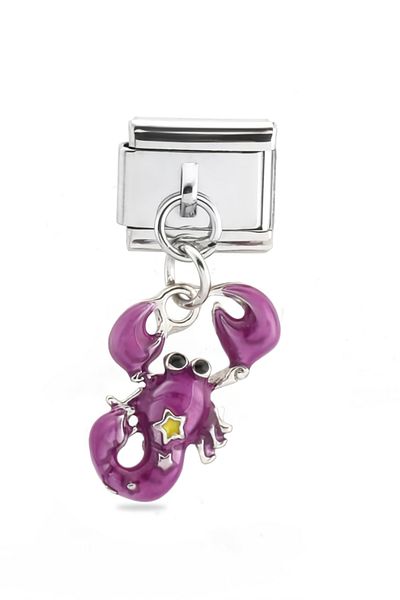 RoseCo00 Scorpio Italian Bracelet Charm
