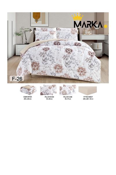 Marka Freela Cool Double Bedspread with Two Different Shapes
