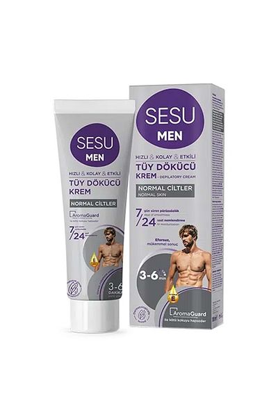 Sesu Hair Removal Cream for Men 100ml (Set of 12)