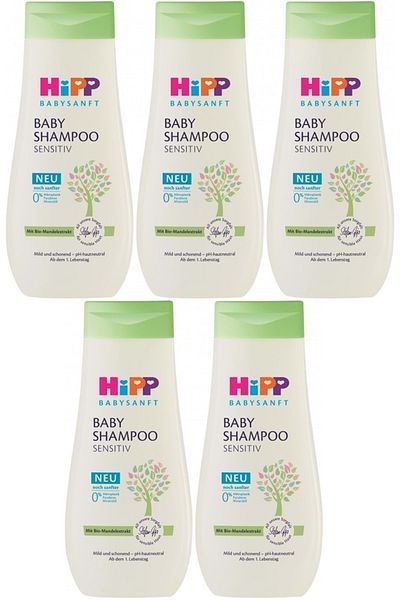 Hipp Babysanft Baby Shampoo - Sensitiv 200ml (Set of 5)