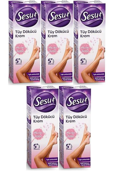 Sesu Depilatory Cream 40ml Sensitive Skin (Set of 5)
