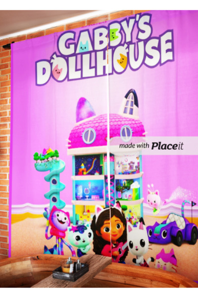 Elmas Dizayn Özel tasarım  3d Dijital Baskı 140 Cm * 240 Çift Kanat 2 Adet Fo...