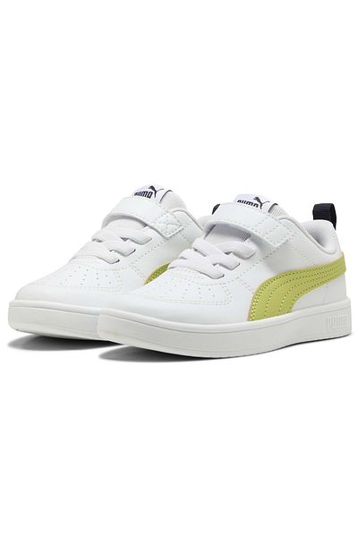 Puma Rickie AC PS 385836   Pantofi sport ortopedici pentru copii ALB-VERDE