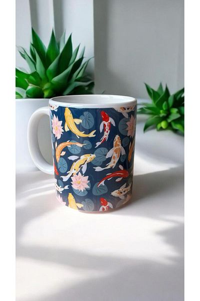Home Feng Shui Koi Fish Mug