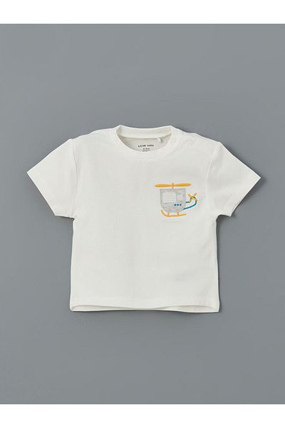 LC Waikiki New Season Printed Baby Boy T-Shirt and Leggings 2-Piece Set - S5Es64Z1