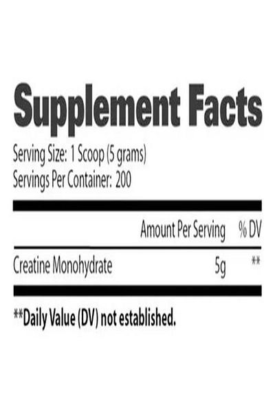 GAT 1000 Grams Creatine Monohydrate - 200 Serv