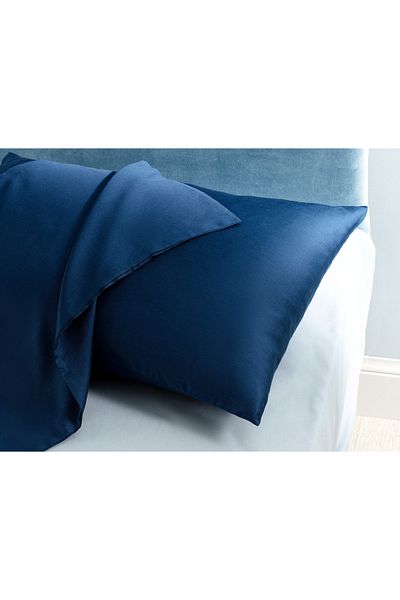 Madame Coco Ciel Satin Plain Kissenbezug