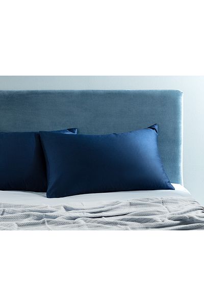 Madame Coco Ciel Satin Plain Kissenbezug
