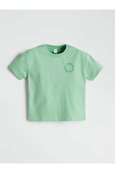 LC Waikiki Lcw Printed Boys' T-Shirt and Shorts 2-Piece
