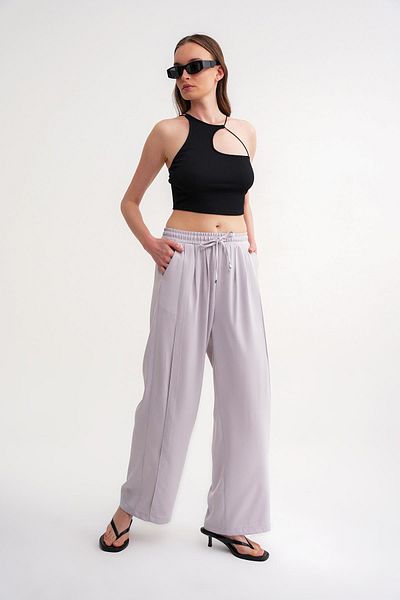 Mixray Γυναικείο πλισέ Palazzo Jean Grey Model 4668