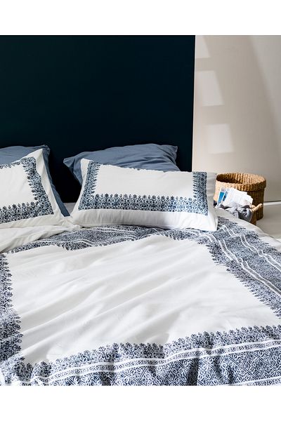 Madame Coco Serre Einzelbettbezug-Set - Marineblau