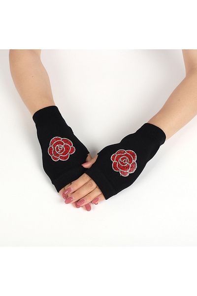 Generic Half Finger Glove For Girls Style-01
