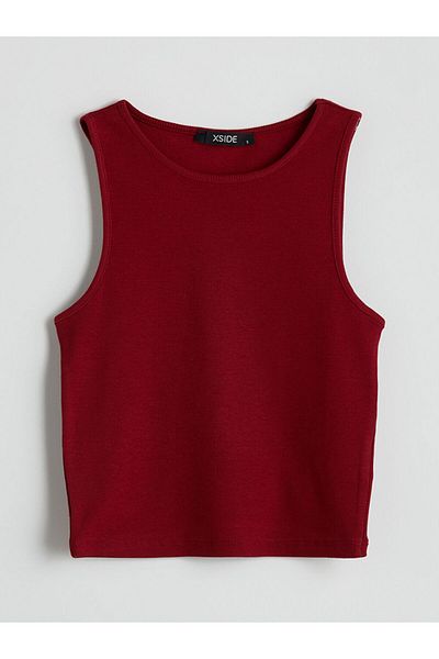LC Waikiki Xside Burgundy Crew Neck Women's Athlete