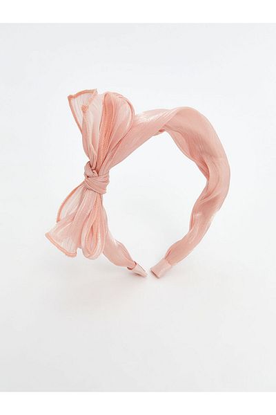 LC Waikiki Pink Bow Detailed Baby Girl Crown