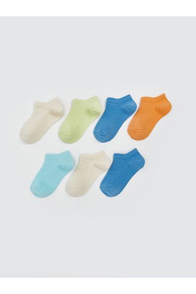 LC Waikiki Lcw Baby Ecru Basic Baby Boy Booties Socks 7 Pcs