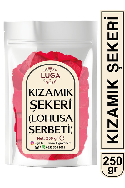 Luga Kızamık Şekeri 250 gr - Lohusa Şekeri, Lohusa Şerbeti, El Yapımı, Taze Ürün