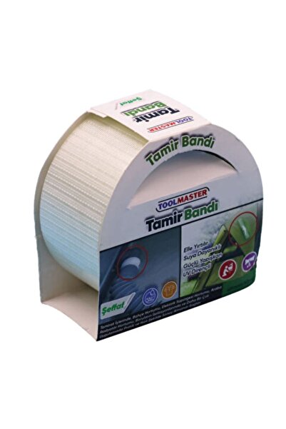 TOOL MASTER Tamir Bandı Şeffaf-Güçlü Yapışkan 48 mm / 10 metre