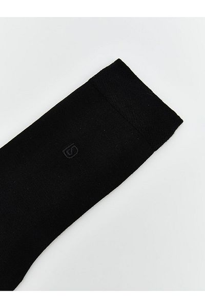 LC Waikiki Ανδρικές κάλτσες Black Bamboo 3 τεμαχίων