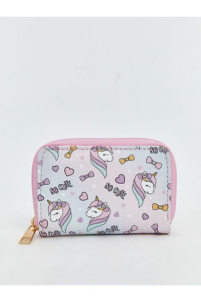 LC Waikiki New Season Printed Zippered Girl's Wallet - S5Lj68Z4