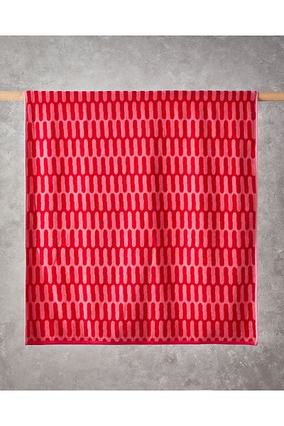 English Home Prosop de plajă vopsit în fire de bumbac Color Pop 90x150 cm Roz