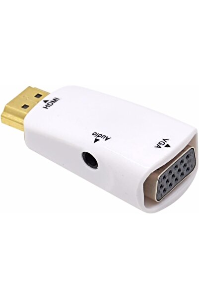 Ancheyn محول HDMI إلى VGA 3.5 ملم جاك FHD 1080p مع مخرج صوت 4867