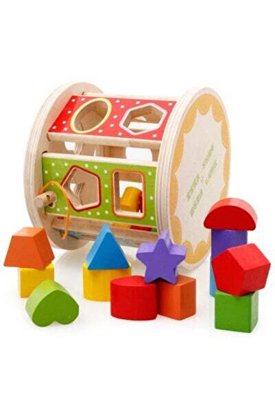 HALAMODO ألعاب مكعبات فرز الأشكال الخشبية، صندوق ألغاز مطابقة الأشكال، التعرف...