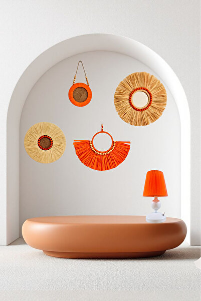 Bubihome Tasarım Bohem Ayna Seti 4 Parça