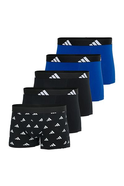 adidas Herren Boxershorts, 5er Pack - Trunks, Active Flex Cotton, Logo
