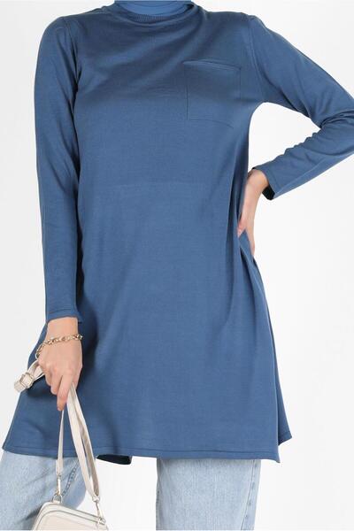 Alvina POCKET DETAIL BASIC KNITWEAR TUNIC 42045