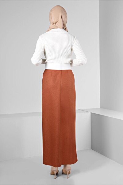 Alvina BUTTON DETAILED SKIRT 60361