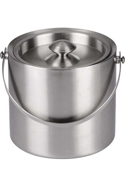 Generic Stainless Steel Insulation Ice Bucket Silver