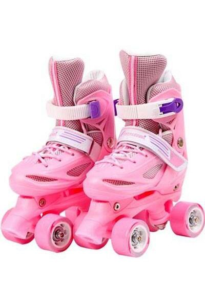 HALAMODO Comfortable Roller Skates, Pretty Roller Skates Shoes, Beginner Roller Skates, Double Rows 4 Wheels,