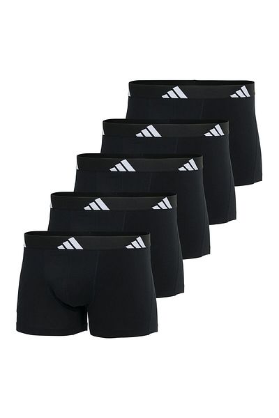 adidas Herren Boxershorts, 5er Pack - Trunks, Active Flex Cotton, Logo