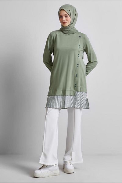 Alvina Garnish Tracksuit Tunic 45464